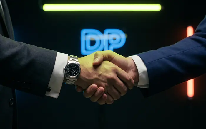 Apretón de manos representando la alianza entre Despacho Publicitario y sus clientes